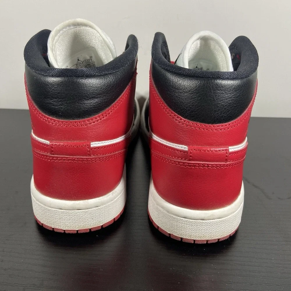 Women's Nike Air Jordan‎ 1 Mid Alternate Bred Toe BQ6472-079 Size 5